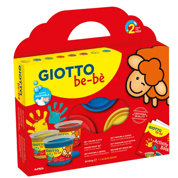 1x SUPERCOLORI A DITA GIOTTO BE-BE'
