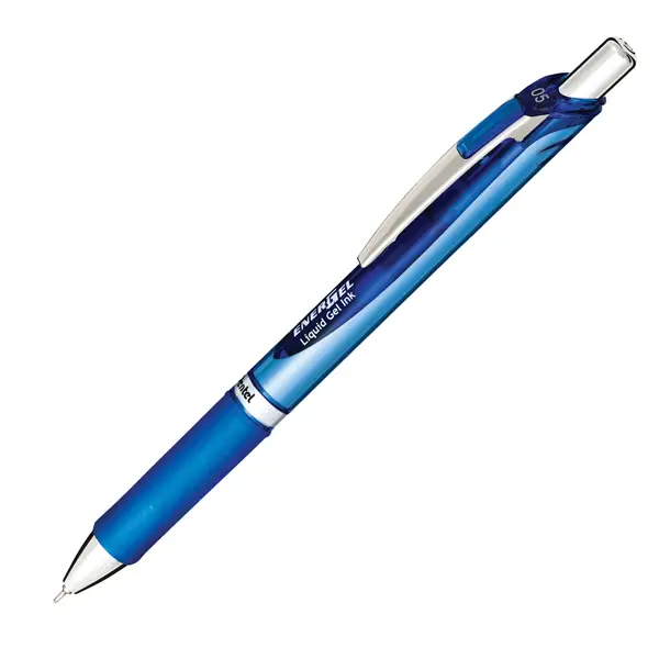 12x Roller scatto ENERGEL XM Click 0,5mm blu PENTEL