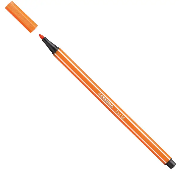 10x PENNARELLO STABILO PEN 68/30 VERMIGLIO PALLIDO