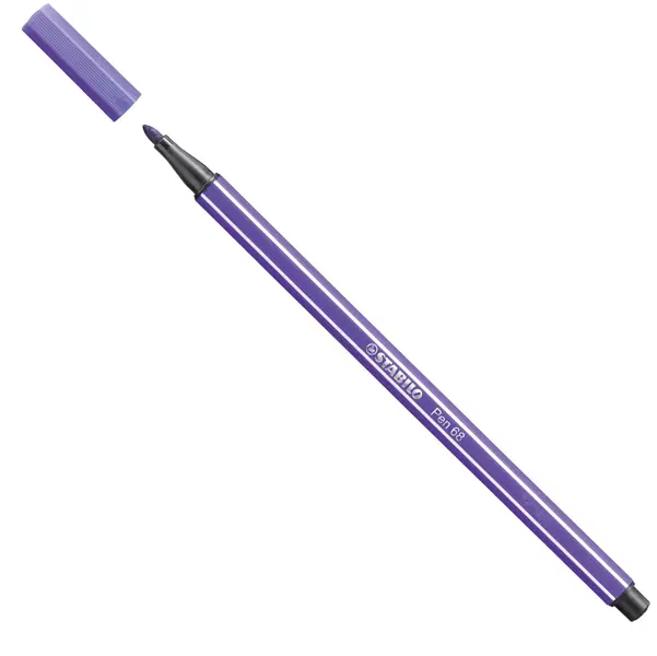 10x PENNARELLO STABILO PEN 68/55 VIOLA