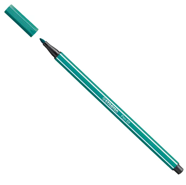 10x PENNARELLO STABILO PEN 68/51 BLU TURCHESE
