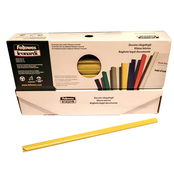 1x SCATOLA 50 DORSETTI 6MM GIALLO TONDO