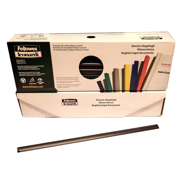1x SCATOLA 50 DORSETTI 6MM NERO TONDO