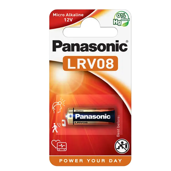 1x MICROPILA LRV08 ALCALINA 12V PANASONIC