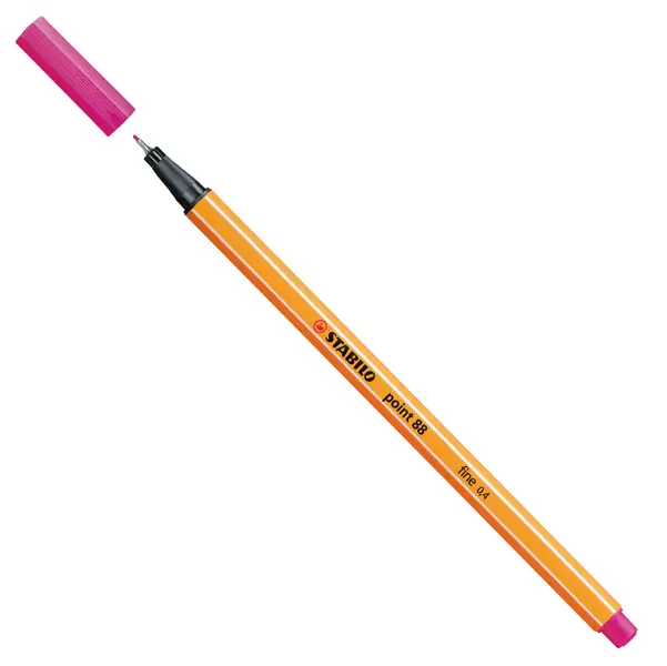 10x PENNARELLO STABILO POINT 88/56 ROSA