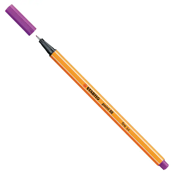 10x PENNARELLO STABILO POINT 88/58 LILLA