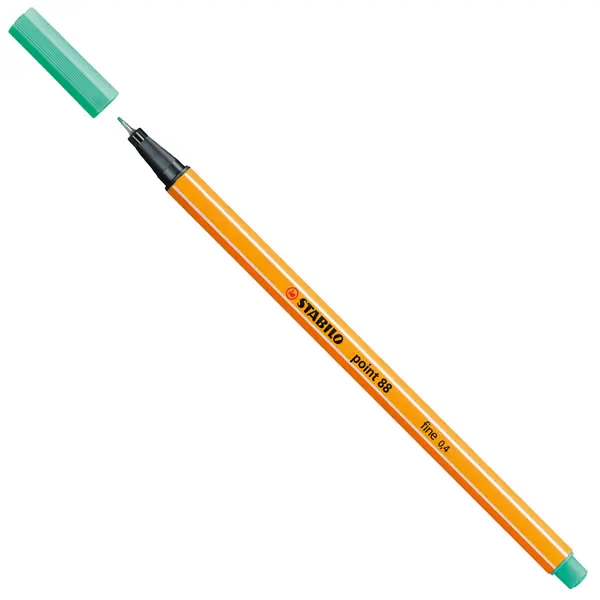 10x PENNARELLO STABILO POINT 88/13 VERDE GHIACCIO