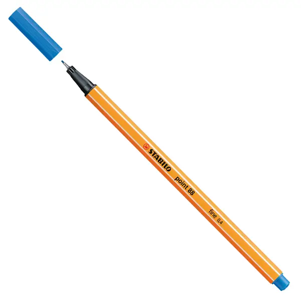 10x PENNARELLO STABILO POINT 88/32 BLU OLTREMARE