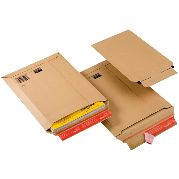 20x BUSTA A SACCO IN CARTONE A4+ 235X340X35MM ADESIVO PERM.