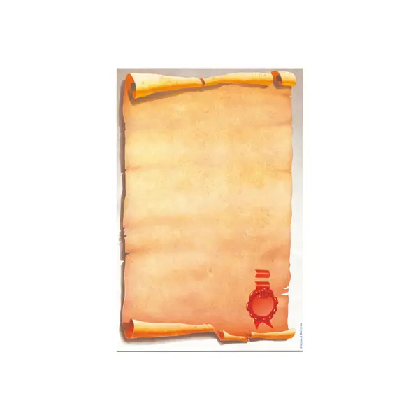 1x CARTA CON STAMPA "PERGAMENA" A4 80GR 25FG DECADRY