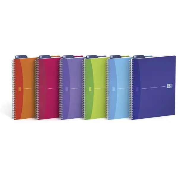 1x Maxiquaderno spiralato 210x297mm 5mm c/margine 90gr 90fg MyColors OXFORD
