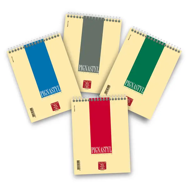 10x BLOCCO PIGNASTYL SPIRALE A5 150X210MM 5M 60FG 80GR PIGNA