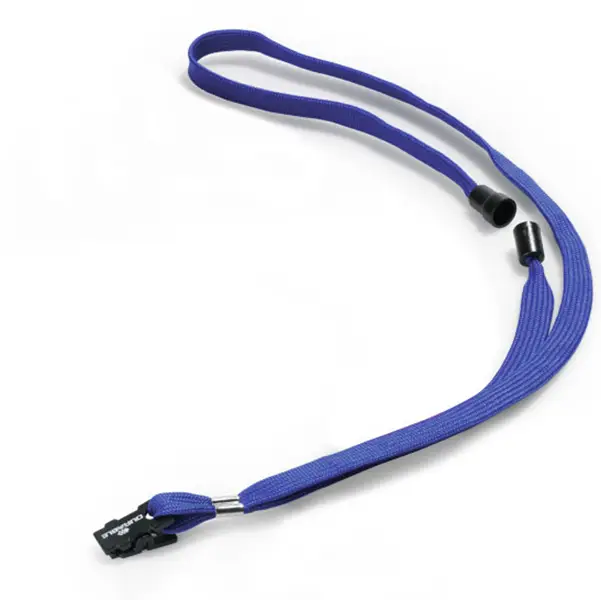 1x 10 CORDONCINO PORTABADGE IN TESSUTO 440X10MM BLU DURABLE