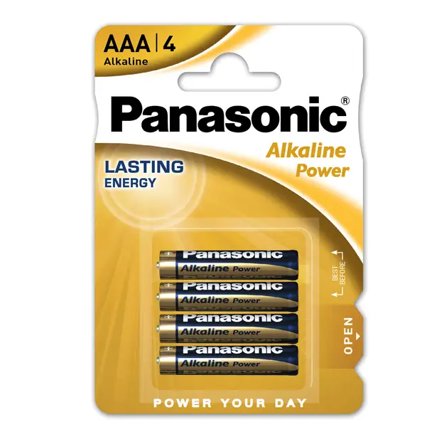 1x BLISTER 4 PILE MINISTILO ALKALINE AAA 1,5V PANASONIC