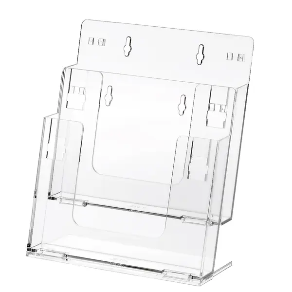 3x PORTADEPLIANT COMPONIBILI 2 TASCHE A5 DA BANCO E PARETE ART.5031