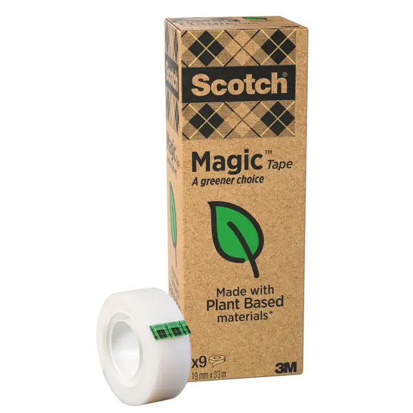 1x Value Pack 9 nastro adesivo ScotchR Magic 900 green 19mmx33mt