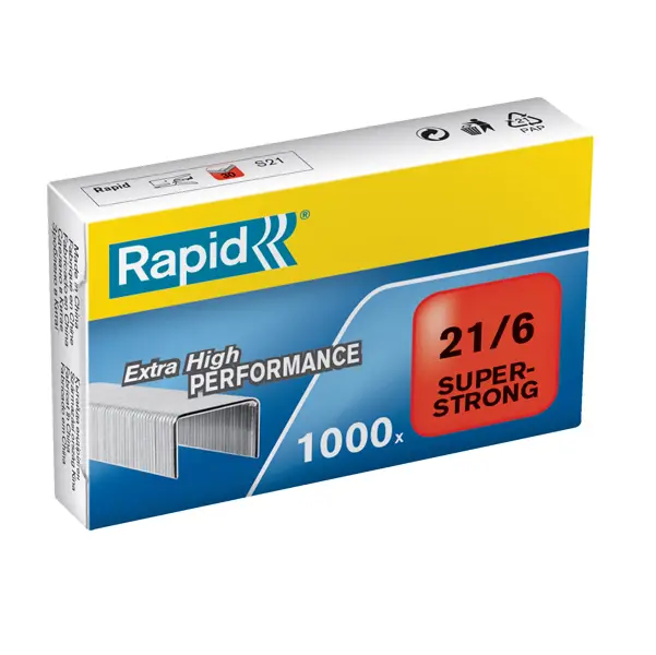 5x Scatola 1000 punti SUPER STRONG RAPID 21/6 (6/6)