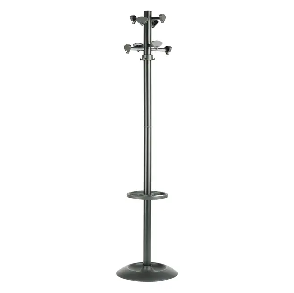 1x APPENDIABITI INCAS 175CM A 8 POSTI C/PORTAOMBRELLI NERO