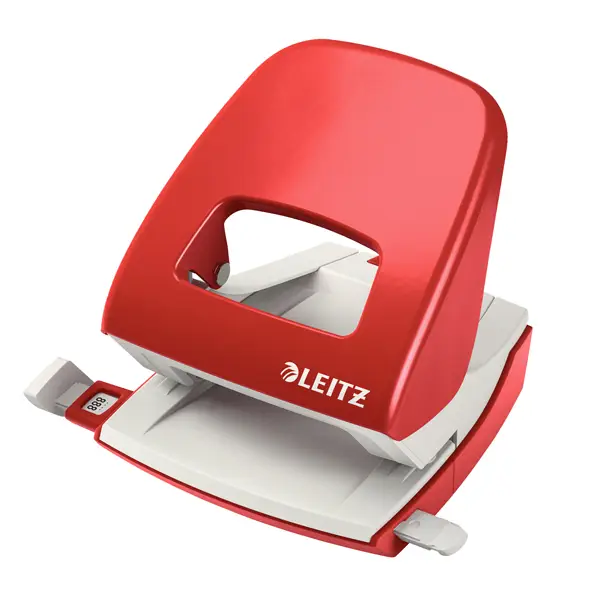 1x Perforatore 2 fori 5008 rosso max 30fg LEITZ