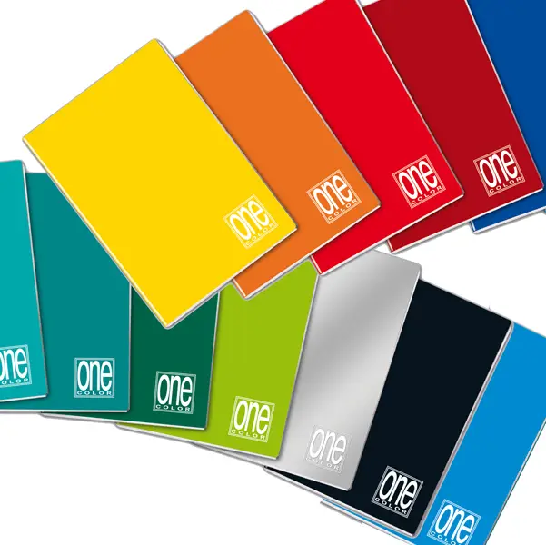 10x QUADERNO A5 1rigo 20fg+1 80gr ONE COLOR BLASETTI