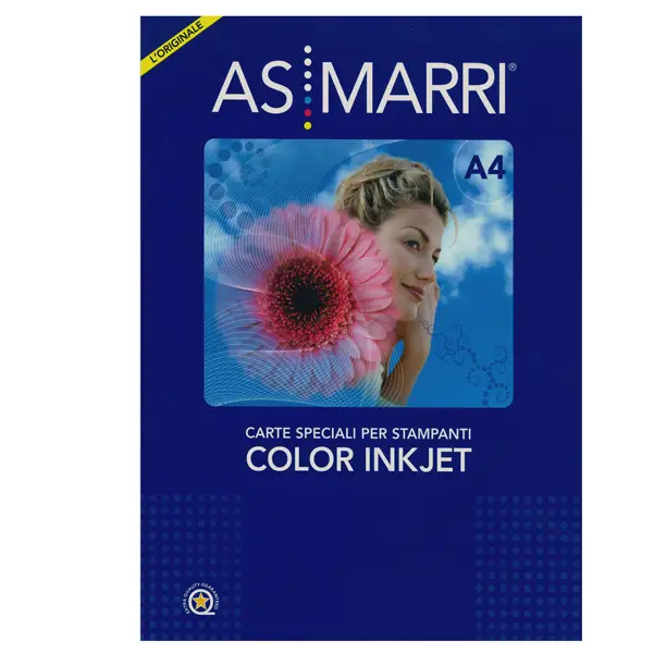 1x Carta patinata bifacciale inkjet A3 120gr 50Fg DUO COLOR GRAPHIC 8238 ASMarri