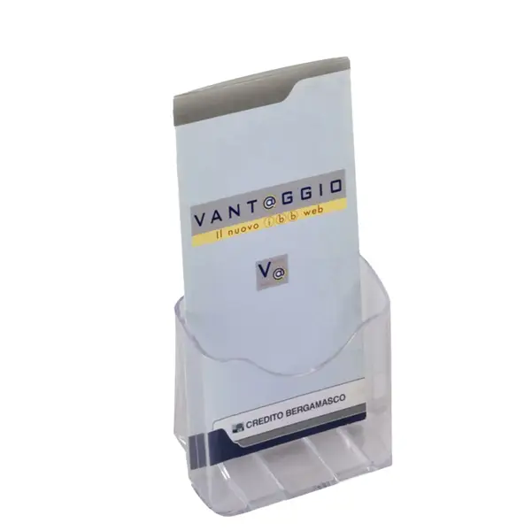 1x PORTADEPLIANT DA BANCO 1/3-A4 1TASCA 12X20X9CM TECNOSTYL