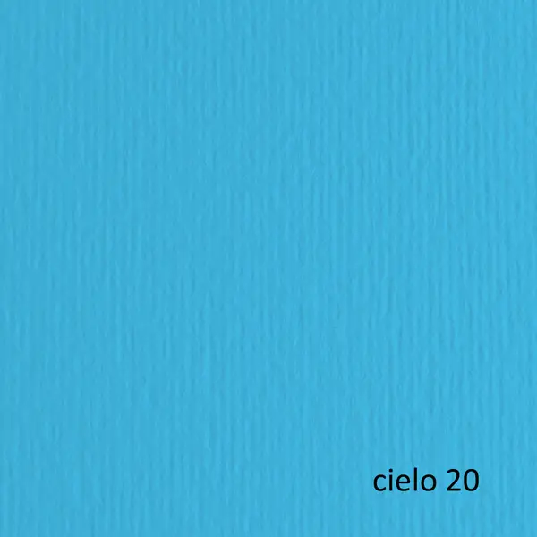 1x BLISTER 20FG CARTONCINO 50X70 220GR CIELO 120 FABRIANO ELLE ERRE