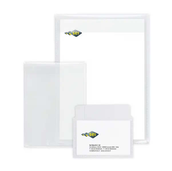 1x 25 buste a sacco PP Soft P 86x54mm c/patella Sei Rota