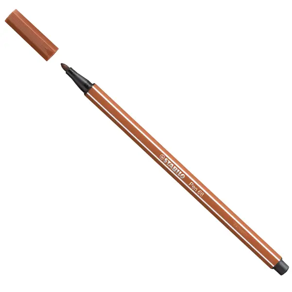 10x PENNARELLO STABILO PEN 68/38 SANGUIGNO