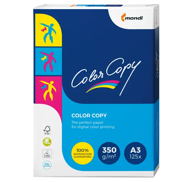 1x CARTA BIANCA COLOR COPY 320x450mm 350gr 125fg SRA3 MONDI