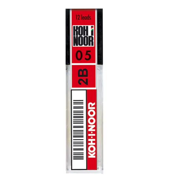 12x ASTUCCIO 12 MICROMINE 0,5mm 2B E205 KOHINOOR