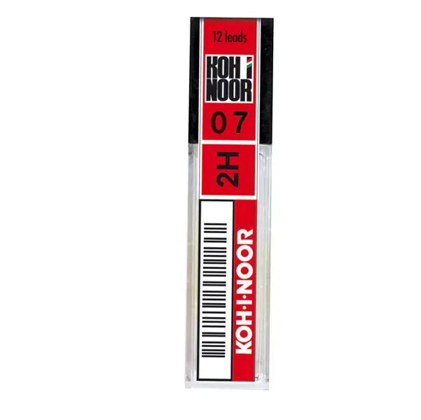 12x ASTUCCIO 12 MICROMINE 0,7mm 2H E207 KOHINOOR