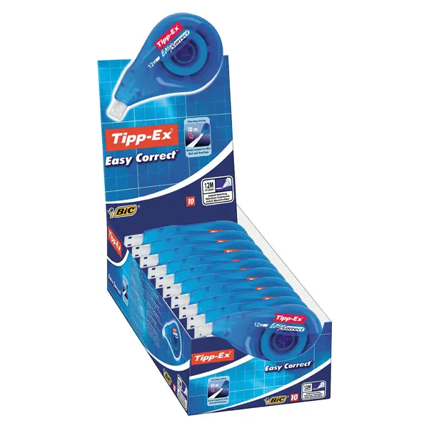 1x SCATOLA 10 CORRETTORI A NASTRO Easy Correct TIPP-EXR