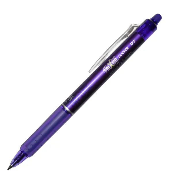 1x PENNA SFERA A SCATTO FRIXIONball CLICKER 0,7mm VIOLA PILOT