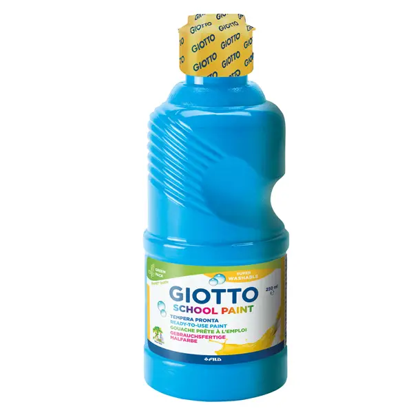 1x TEMPERA PRONTA 250ML lavabile GIOTTO CYANO