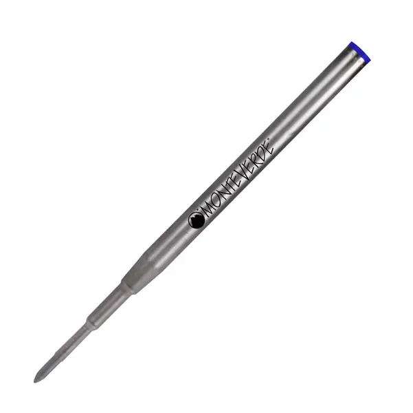 1x Blister 2 refill GEL per sfera Montblanc R BLU PUNTA MEDIA