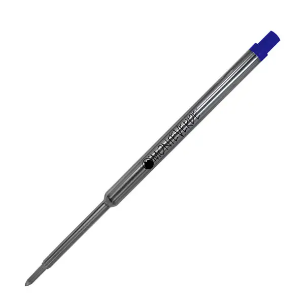 1x Blister 2 refill GEL per sfera Waterman R BLU PUNTA FINE