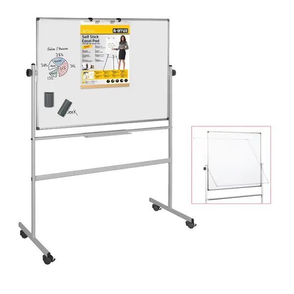 1x LAVAGNA MAGNETICA GIREVOLE PROFESSIONAL 100x150CM Bi-Office