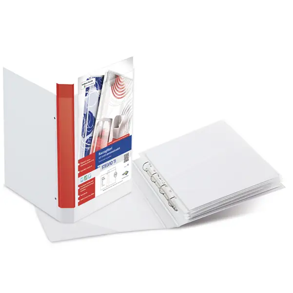 1x Raccoglitore STELVIO TI 25 4D A3 30x42cm libro bianco personalizzabile SEI ROTA