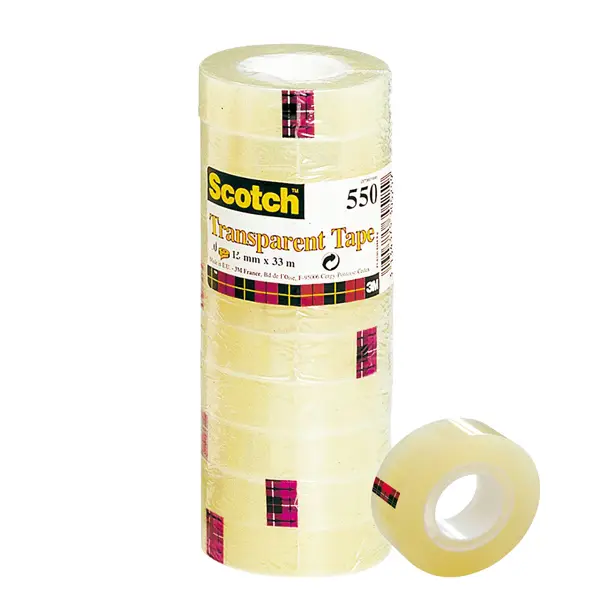 1x TORRE 8 RT NASTRO ADESIVO ScotchR 550 19MMX33M IN PPL