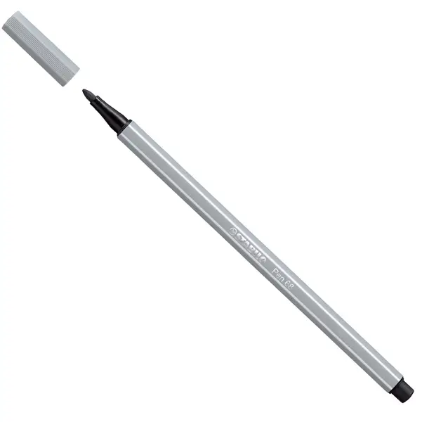 10x PENNARELLO STABILO PEN 68/95 GRIGIO FREDDO MEDIO