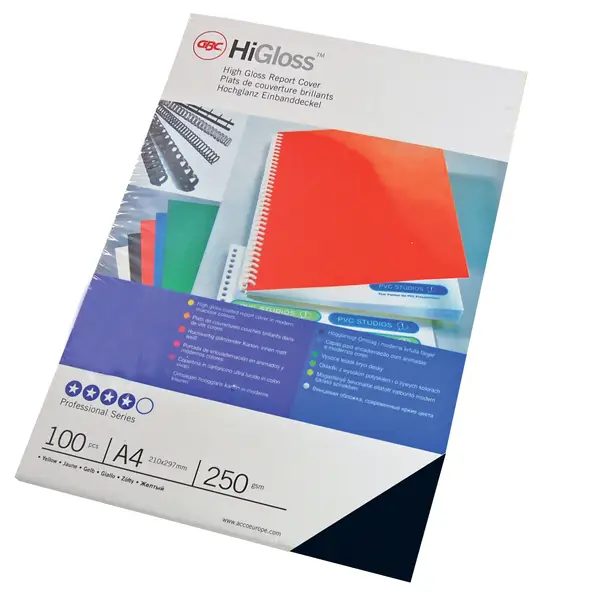 1x 100 COPERTINE HIGLOSS 250GR A4 NERO CARTONCINO MONOLUCIDO