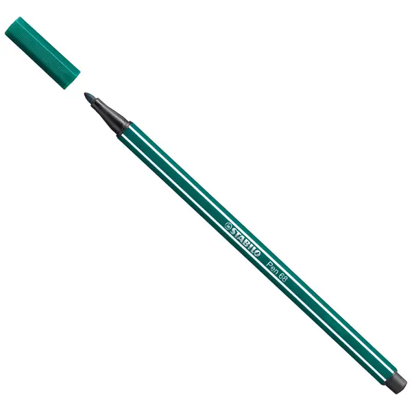 10x PENNARELLO STABILO PEN 68/53 VERDE TURCHESE