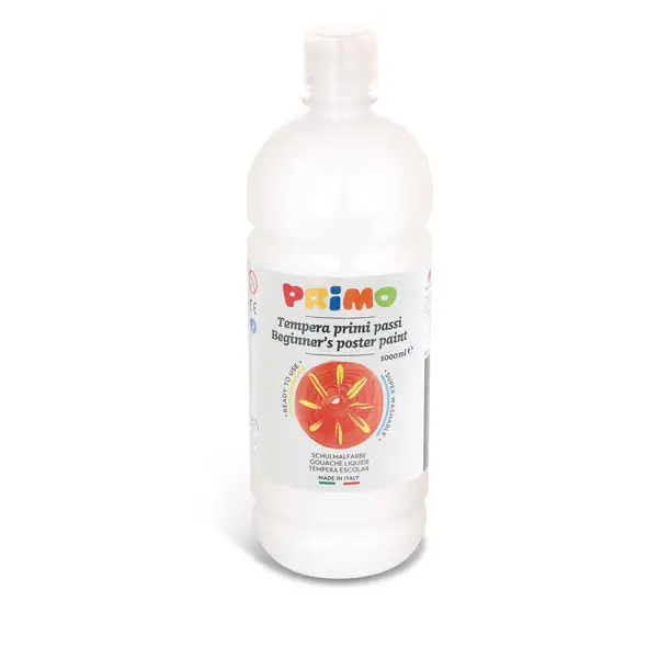 1x Tempera pronta Primi Passi 1lt bianco PRIMO