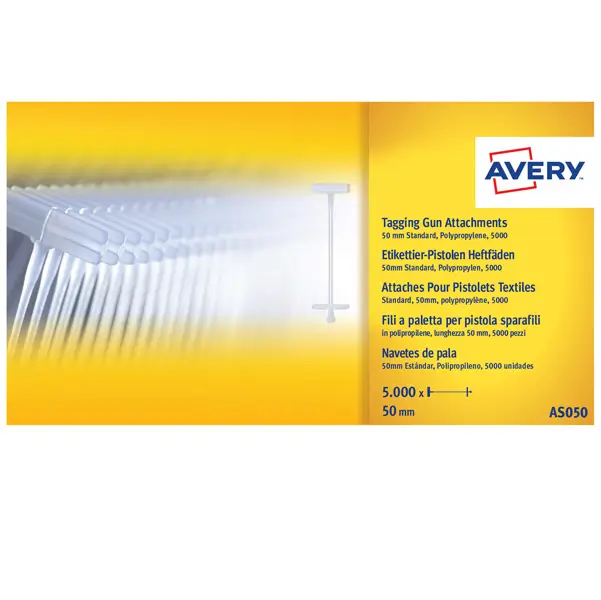 1x SCATOLA 5000 FILI Standard in PP 40mm per SPARAFILI Avery