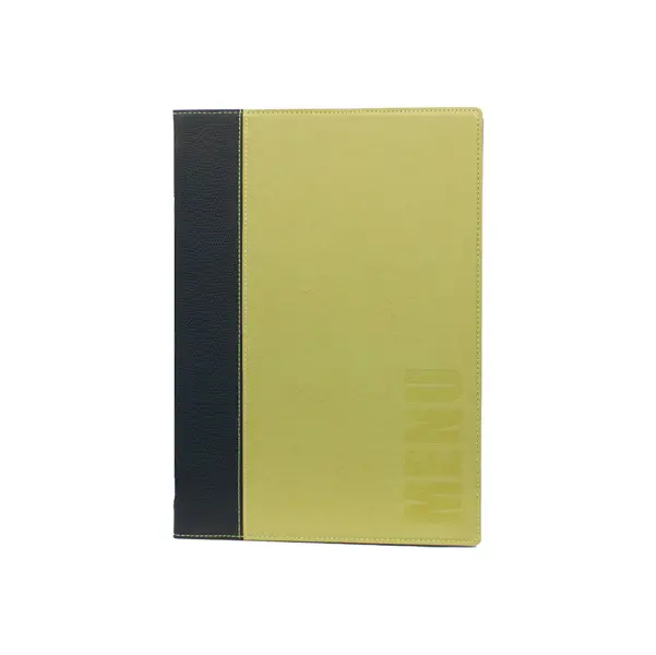 1x PORTA MENU' A5-18x25cm VERDE TRENDY con 1 INSERTO DOPPIO