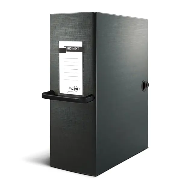 1x Scatola archivio Big Next 200 nero/nero 25x35cm dorso 20cm