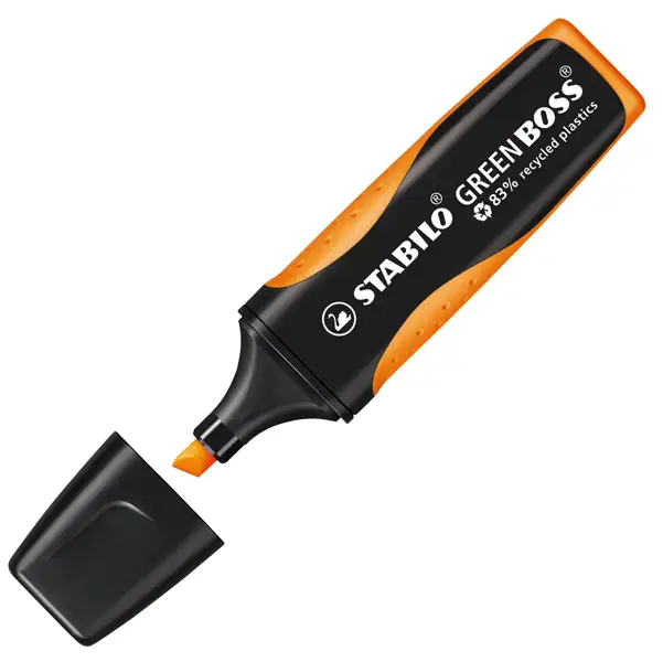 10x Evidenziatore STABILOR GREEN BOSSR 83recycled ARANCIO