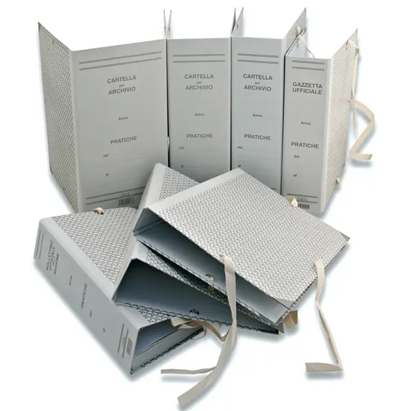 25x FALDONE con LEGACCI RIVETTATI 35X25cm dorso 12cm