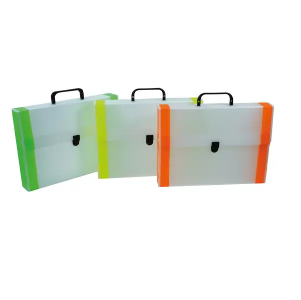 1x VALIGETTA POLIONDA dorso FLUO 28x38cm dorso 5cm RI.PLAST
